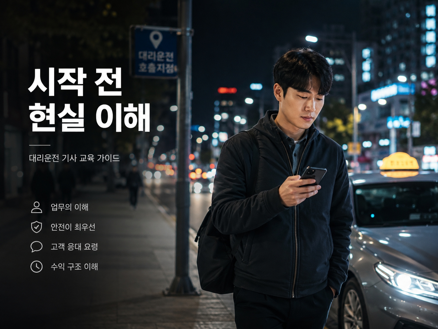 대리운전을 시작하기 전 현실 이해